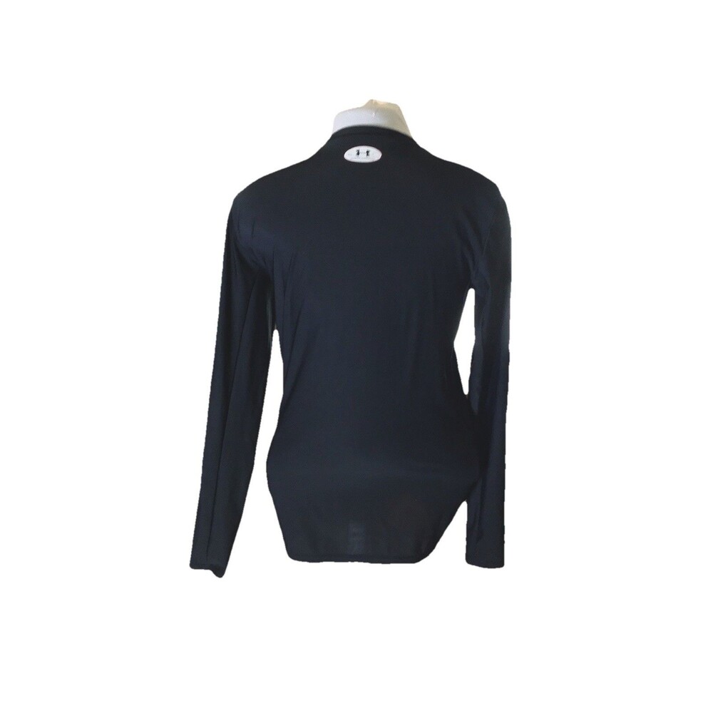 Under Armour Women's HeatGear OG Compression Long Sleeve Shirt,Size XL, Black - Picture 2 of 6